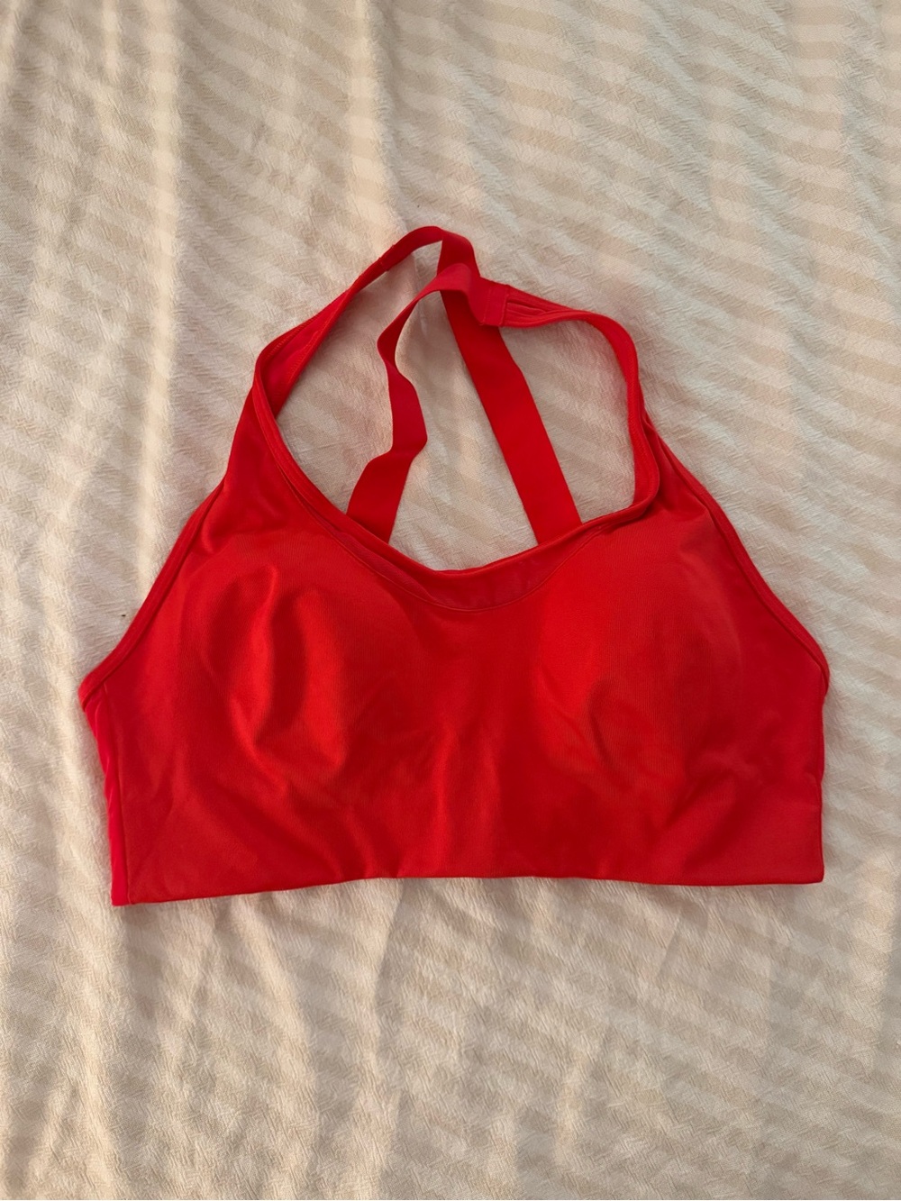 Victoria’s Secret PINK Red Women's Seamless Sports Bra - Comfortable Support
